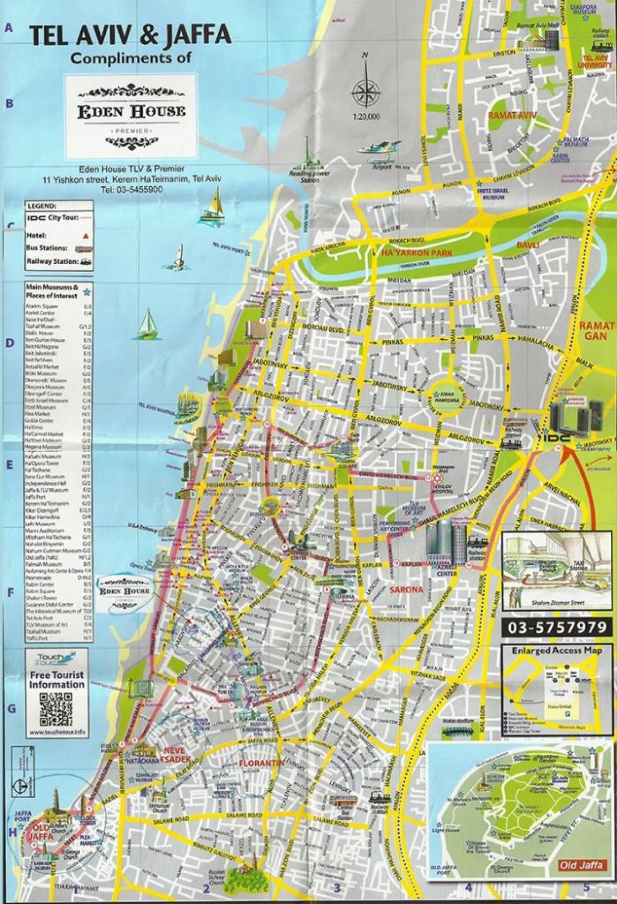 מפה של תל-אביב