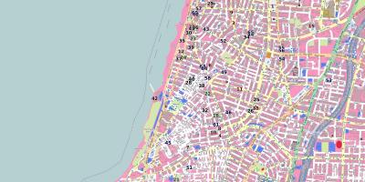 מפה של shenkin רחוב תל אביב